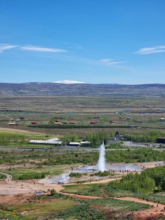 Вилла Golden Circle Cabin, Hot Tub Гейсир Экстерьер фото